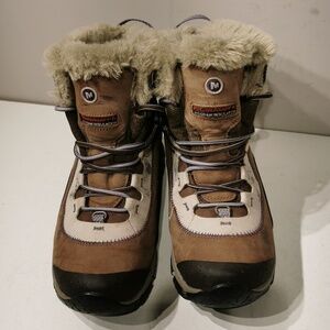 MERRELL THERMO ARC 8 WATERPROOF DARK EARTH WOMEN'S WINTER BOOTS